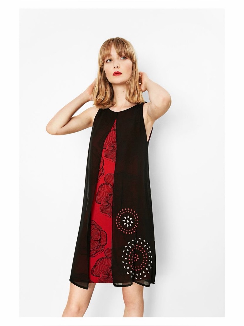 Desigual Capa Dress in New Black